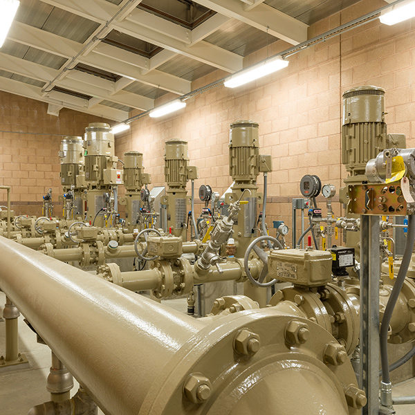 Construction of Hidden Canyon Booster Pump Station